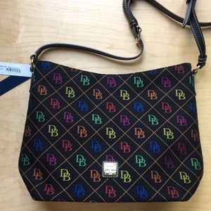 Dooney & Bourke Hobo Crossbody Black Multi